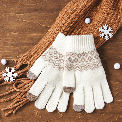 手袋とマフラー